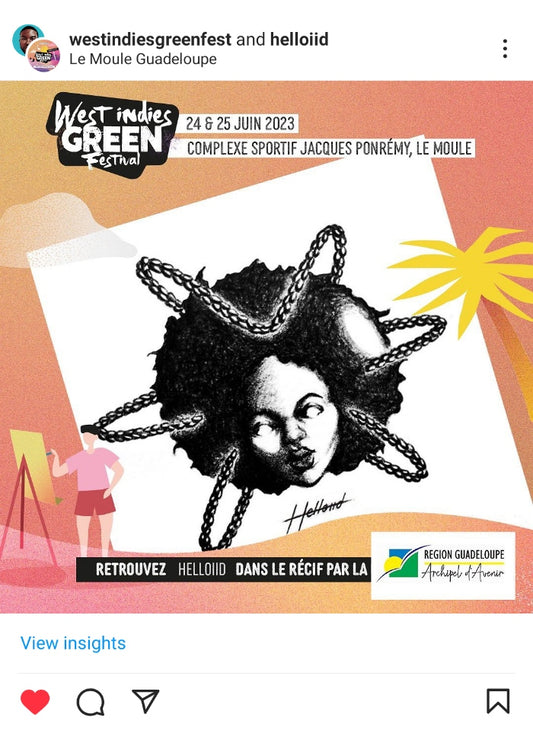 Helloiid. Exposition au West Indies Green Festival 2023