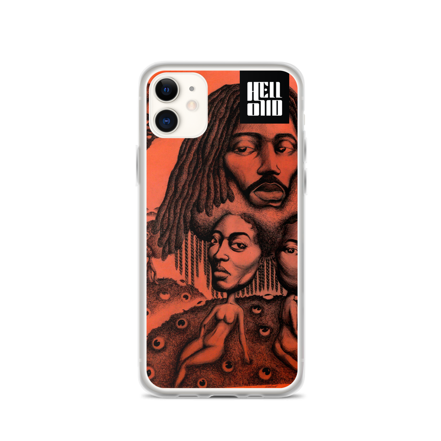 iPhone Coque Clair - Nappy Hills