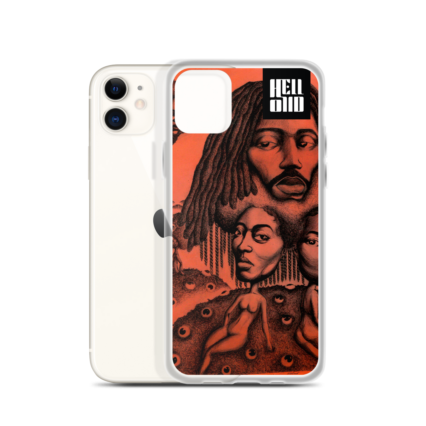 iPhone Coque Clair - Nappy Hills