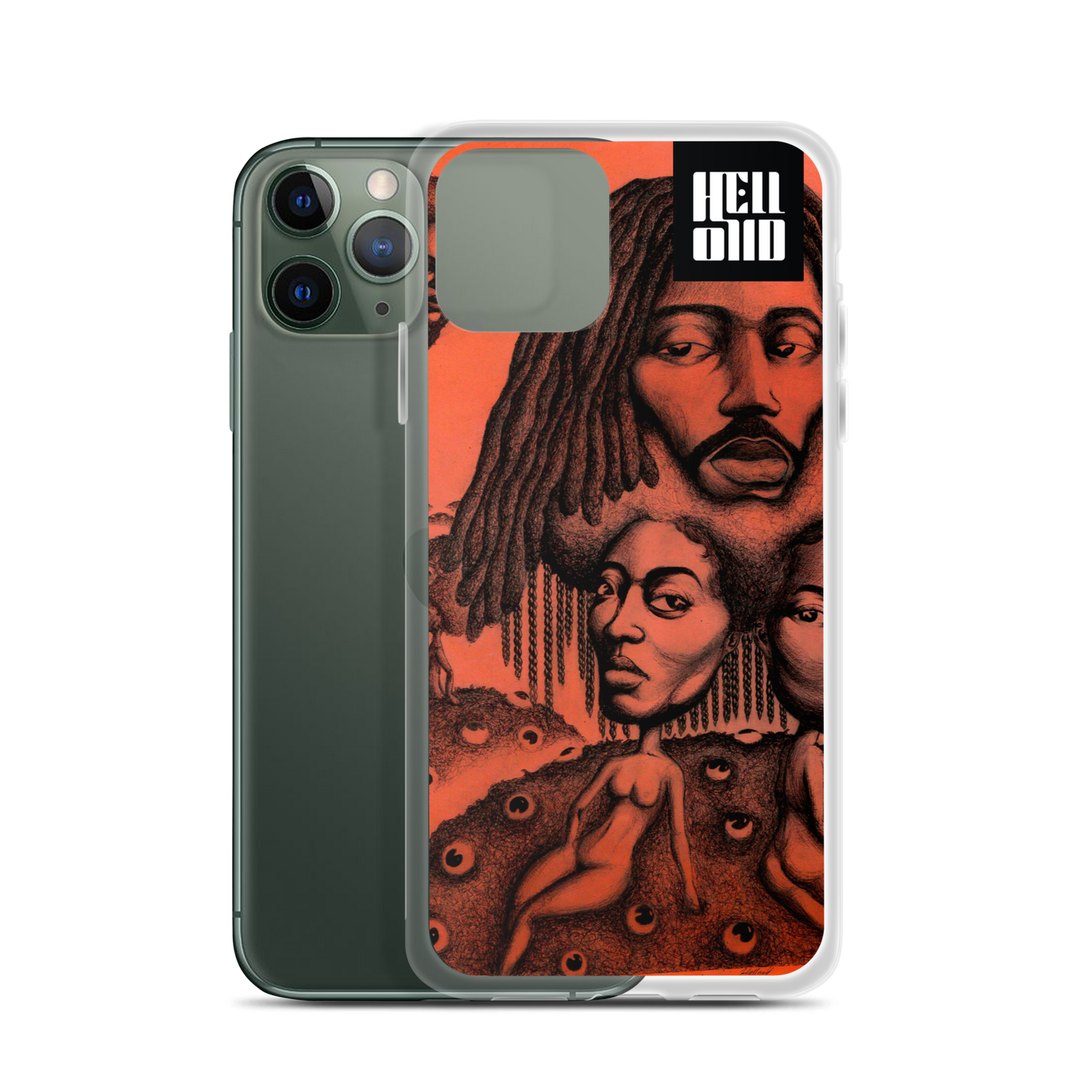 iPhone Coque Clair - Nappy Hills