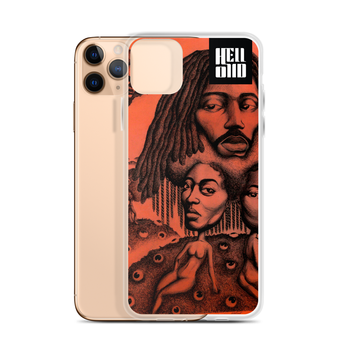 iPhone Coque Clair - Nappy Hills