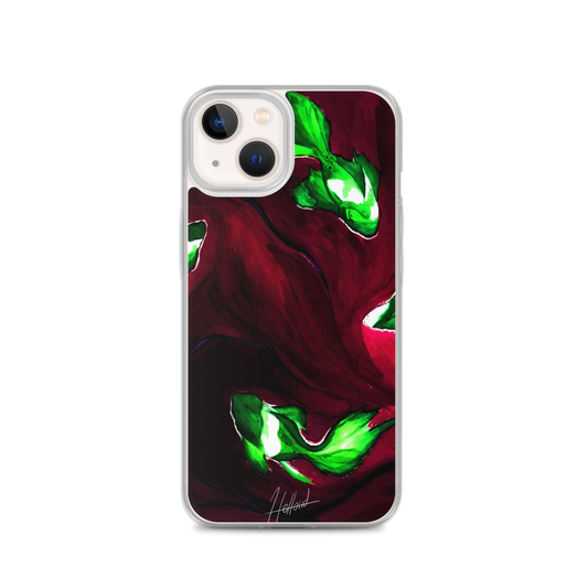 iPhone Coque d'Art • Poisson Vert