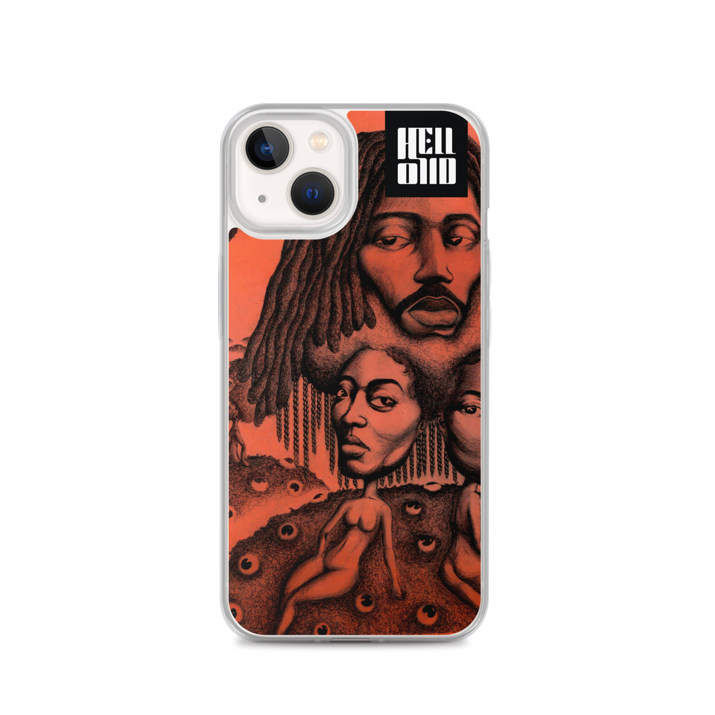 iPhone Coque Clair - Nappy Hills