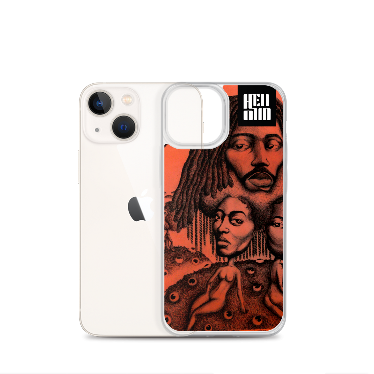 iPhone Coque Clair - Nappy Hills