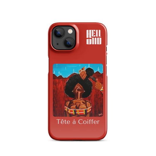 iPhone Coque d'Art Coloré • Tête à coiffer